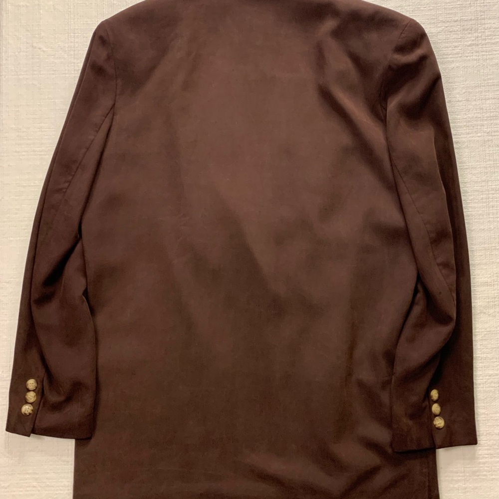 August Silk Chocolate Brown Blazer - Picture 4 of 6
